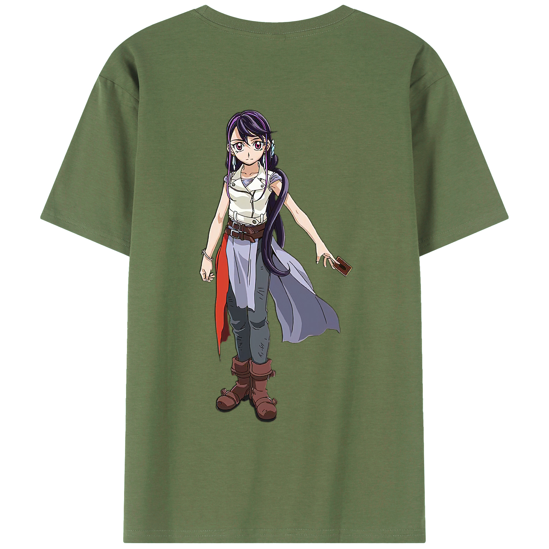 （画像用） 遊☆戯☆王 Yu-Gi-Oh! 綿100％ メンズ半袖Tシャツ（バックプリント） 通気性